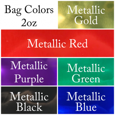 2oz. Metallic Bags (case of 24)